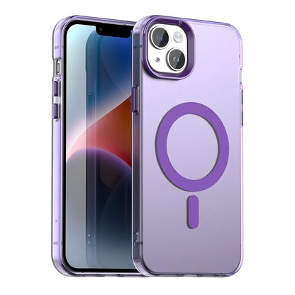 Ovitek MagSafe za Apple iPhone 13, Techsuit, CandyCase, vijoličen