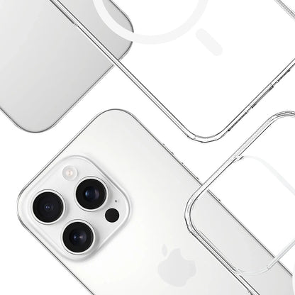 MagSafe ovitek za Apple iPhone 14 Pro, 3MK, Armor MagCase, Prozoren