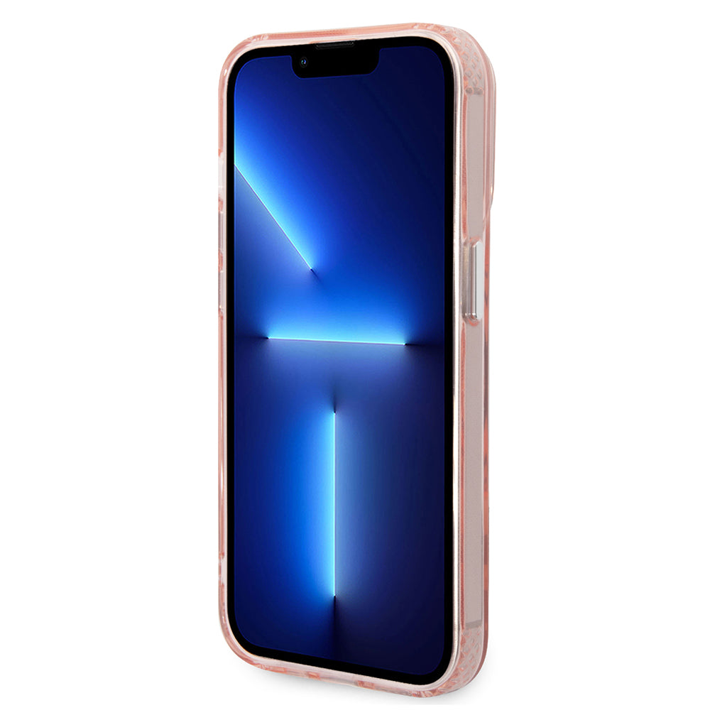 Ovitek MagSafe za Apple iPhone 14 Pro, Karl Lagerfeld, Karl & Choupette Aluminium, Roza