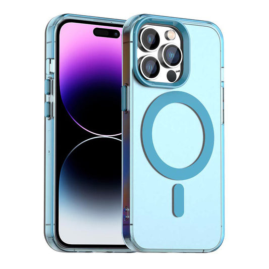 MagSafe ovitek za Apple iPhone 14 Pro Max, Techsuit, CandyCase, modra