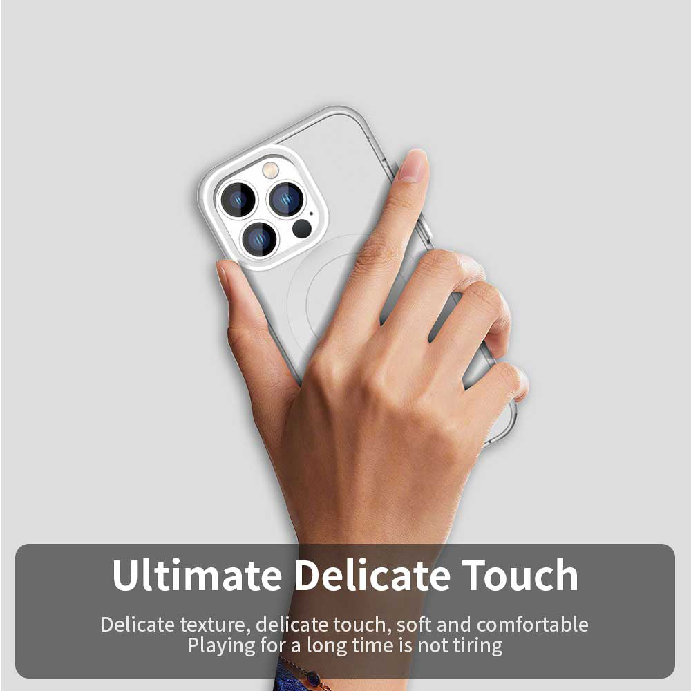 MagSafe Case for Apple iPhone 14 Pro, Techsuit, CandyCase, White