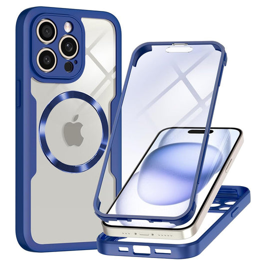 MagSafe ovitek za Apple iPhone 14 Pro, Techsuit, ColorVerse 360, modra