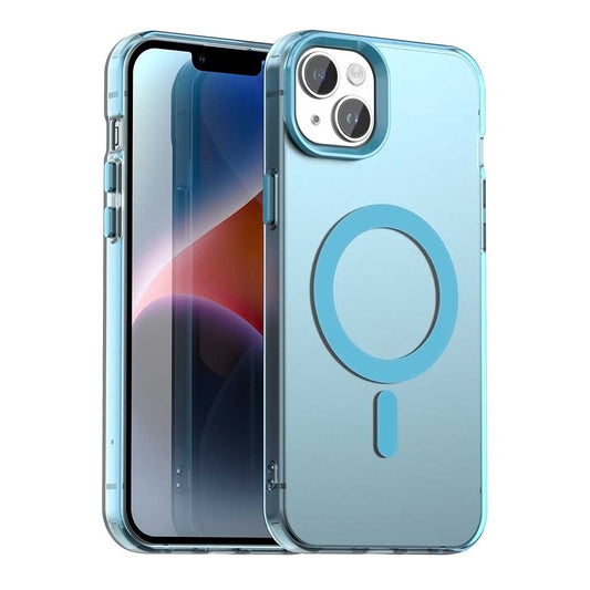 MagSafe ovitek za Apple iPhone 14, Techsuit, CandyCase, modra