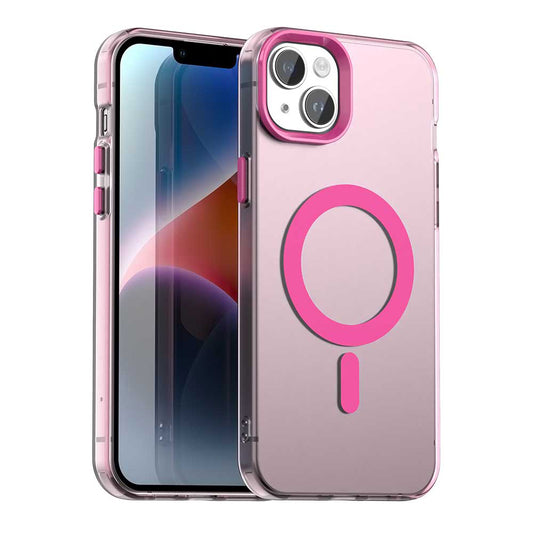 MagSafe ovitek za Apple iPhone 14, Techsuit, CandyCase, Roza