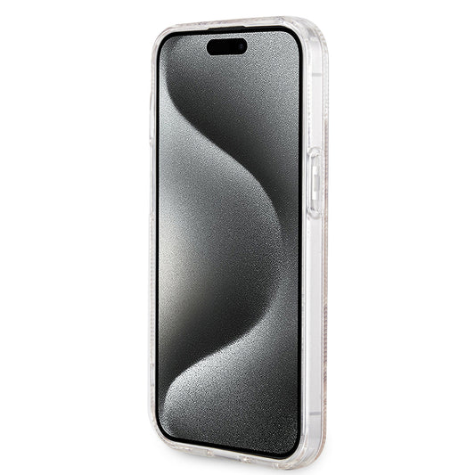 Ovitek MagSafe za Apple iPhone 15, Guess, IML Gcube, Rjava