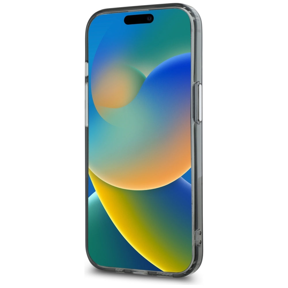 Ovitek MagSafe za Apple iPhone 15, Karl Lagerfeld, IML Monogram Karl & Choupette's Heads, Črn