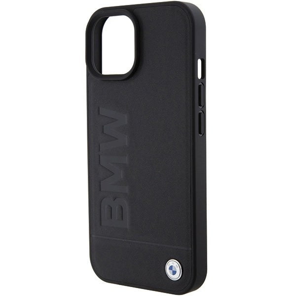 MagSafe ovitek za Apple iPhone 15 Plus, BMW, Natural Hot Stamp, Črn