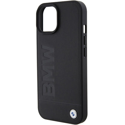 MagSafe ovitek za Apple iPhone 15 Plus, BMW, Natural Hot Stamp, Črn