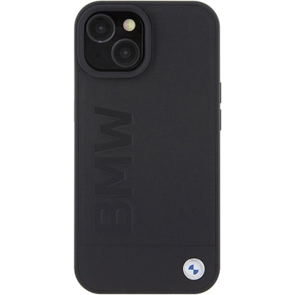 MagSafe ovitek za Apple iPhone 15 Plus, BMW, Natural Hot Stamp, Črn