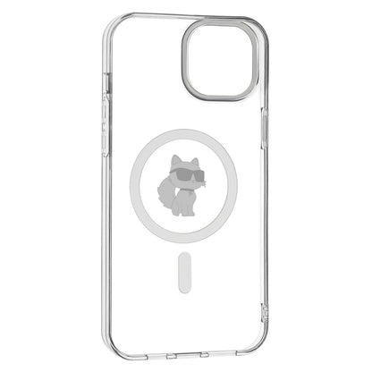 Ovitek MagSafe za Apple iPhone 15 Plus / 14 Plus, Karl Lagerfeld, IML Choupette, Prozoren