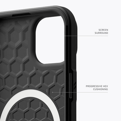 MagSafe Case for Apple iPhone 15 Plus, Urban Armor Gear, Civilian, Black