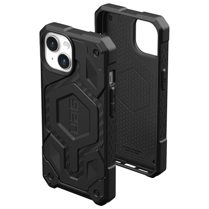 MagSafe ovitek za Apple iPhone 15 Plus, Urban Armor Gear, Monarch Pro Carbon, Črn
