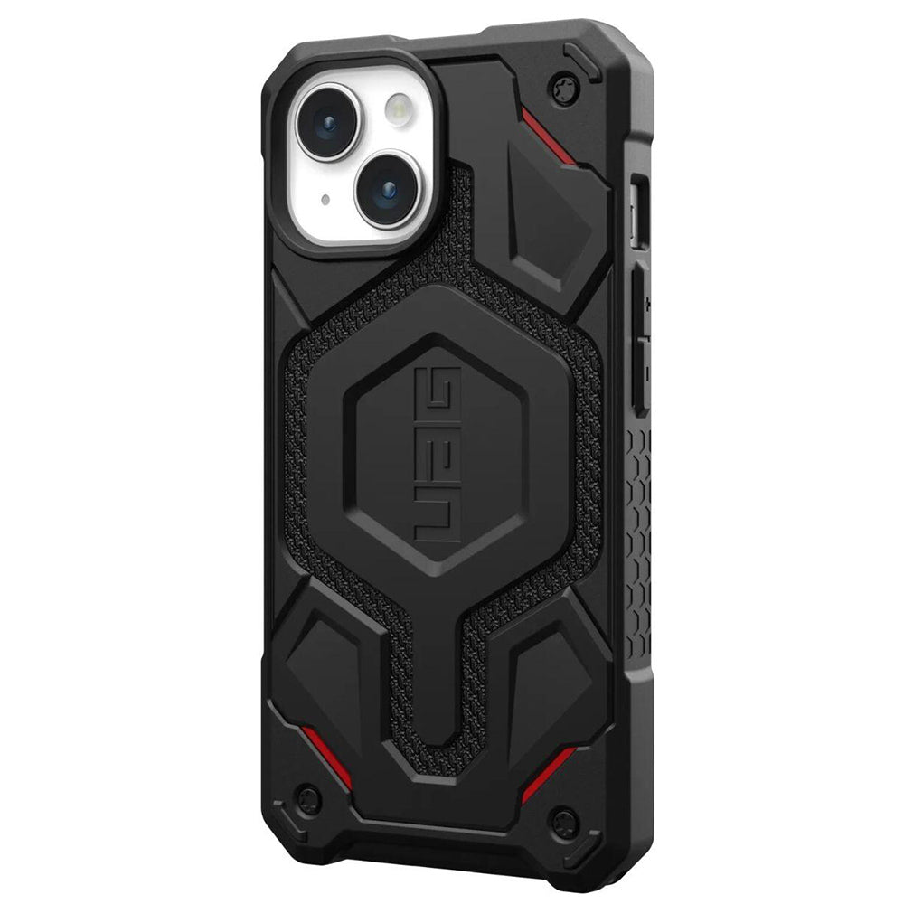 MagSafe ovitek za Apple iPhone 15 Plus, Urban Armor Gear, Monarch Pro Kevlar, Črn