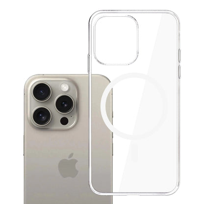 MagSafe ovitek za Apple iPhone 15 Pro Max, 3MK, Clear MagCase, Prozoren