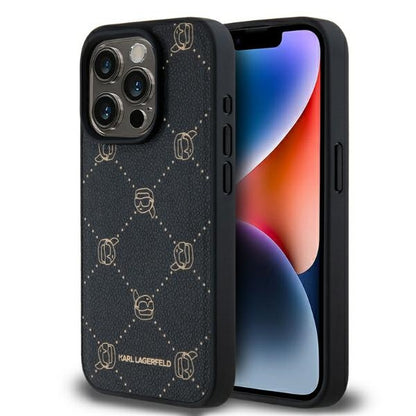 Ovitek MagSafe za Apple iPhone 15 Pro Max, Karl Lagerfeld, Karl's Head, Črna