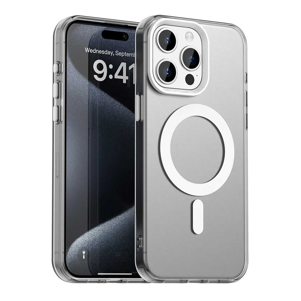 MagSafe ovitek za Apple iPhone 15 Pro Max, Techsuit, CandyCase, Bela