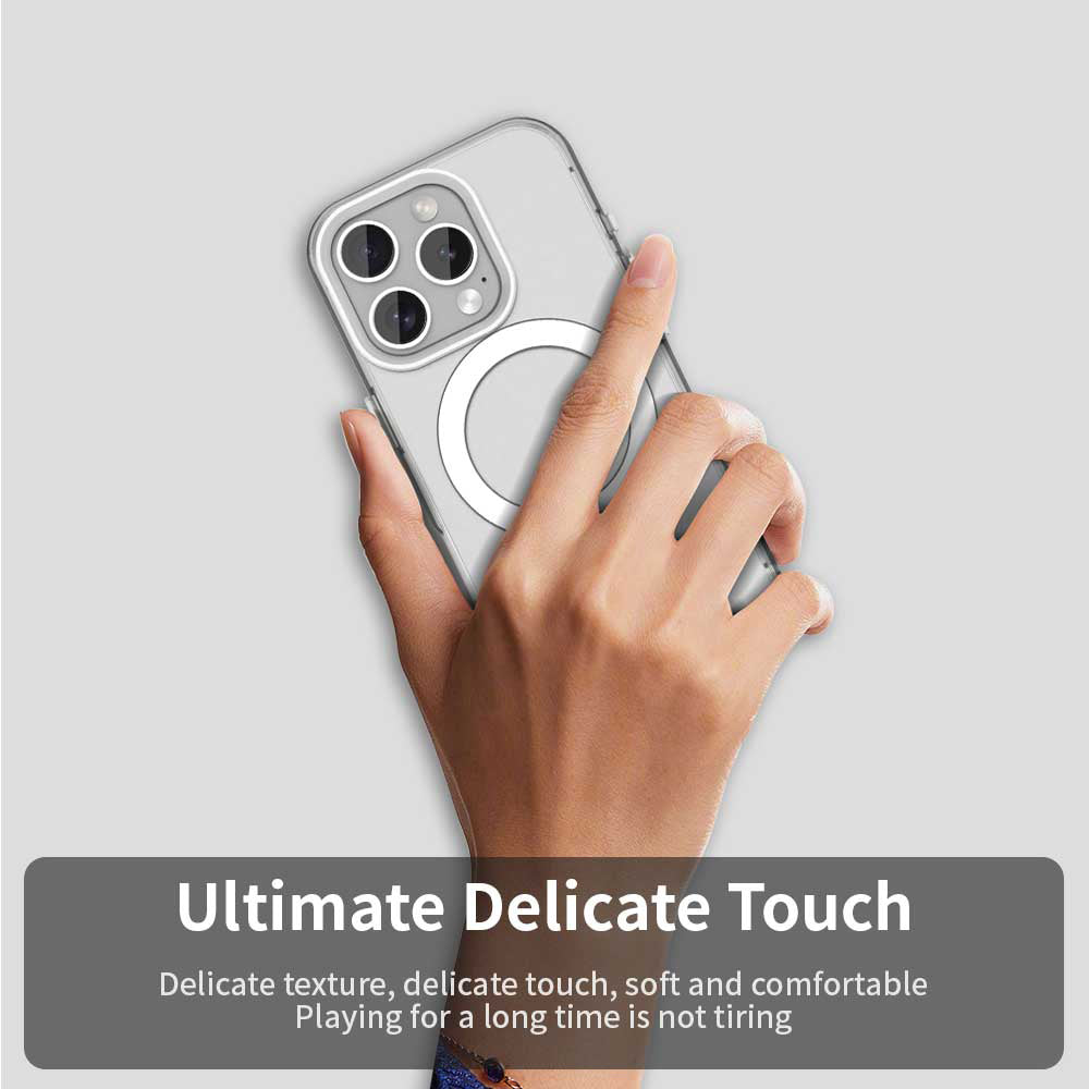 MagSafe ovitek za Apple iPhone 15 Pro Max, Techsuit, CandyCase, Bela