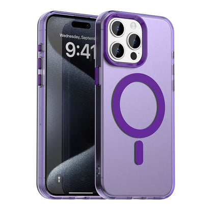 MagSafe ovitek za Apple iPhone 15 Pro Max, Techsuit, CandyCase, Vijoličen