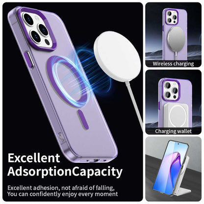 MagSafe ovitek za Apple iPhone 15 Pro Max, Techsuit, CandyCase, Vijoličen