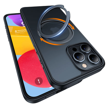 Ovitek MagSafe za Apple iPhone 15 Pro Max, Torras, Ostand Pro, Črn