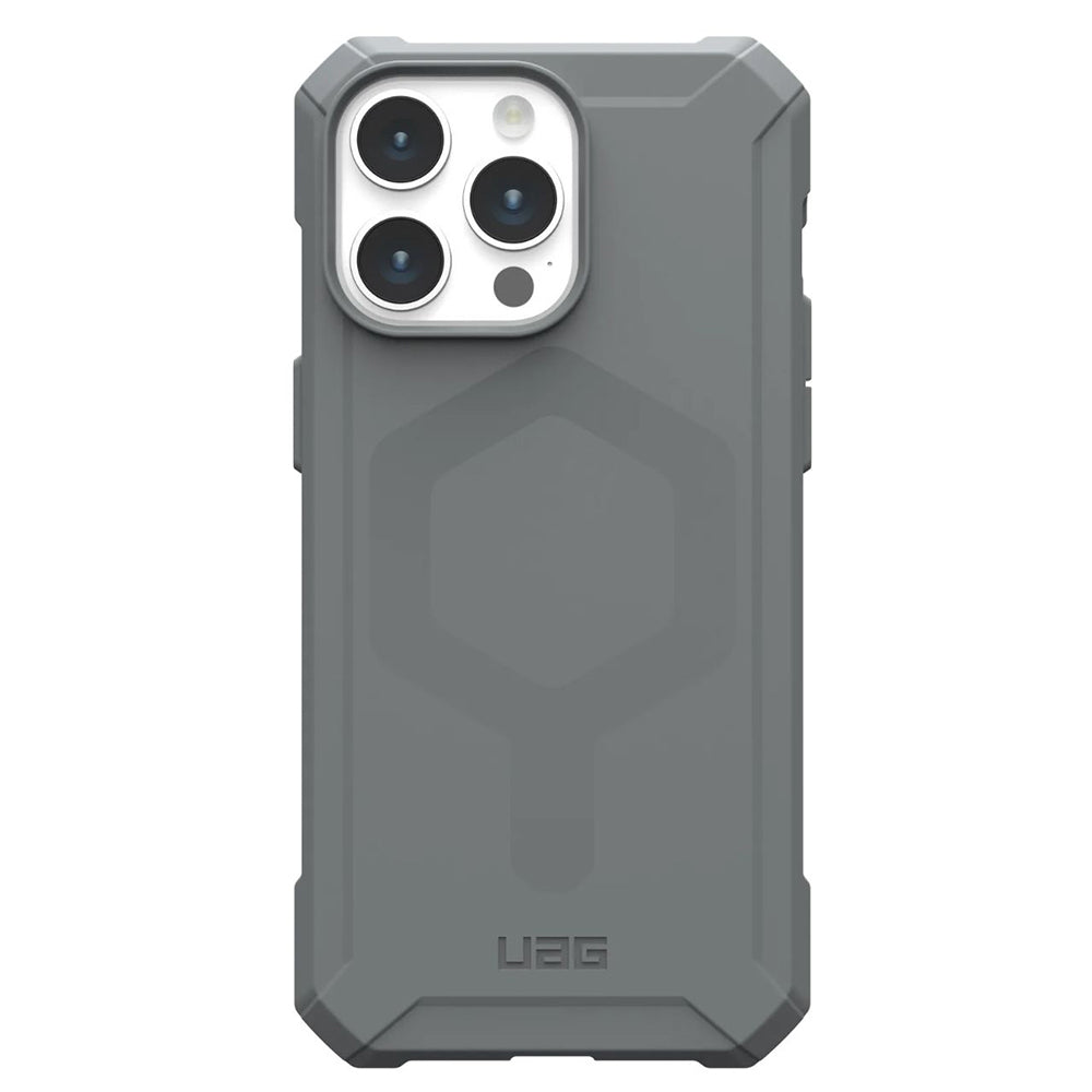 MagSafe ovitek za Apple iPhone 15 Pro Max, Urban Armor Gear, Essential Armor, srebrn