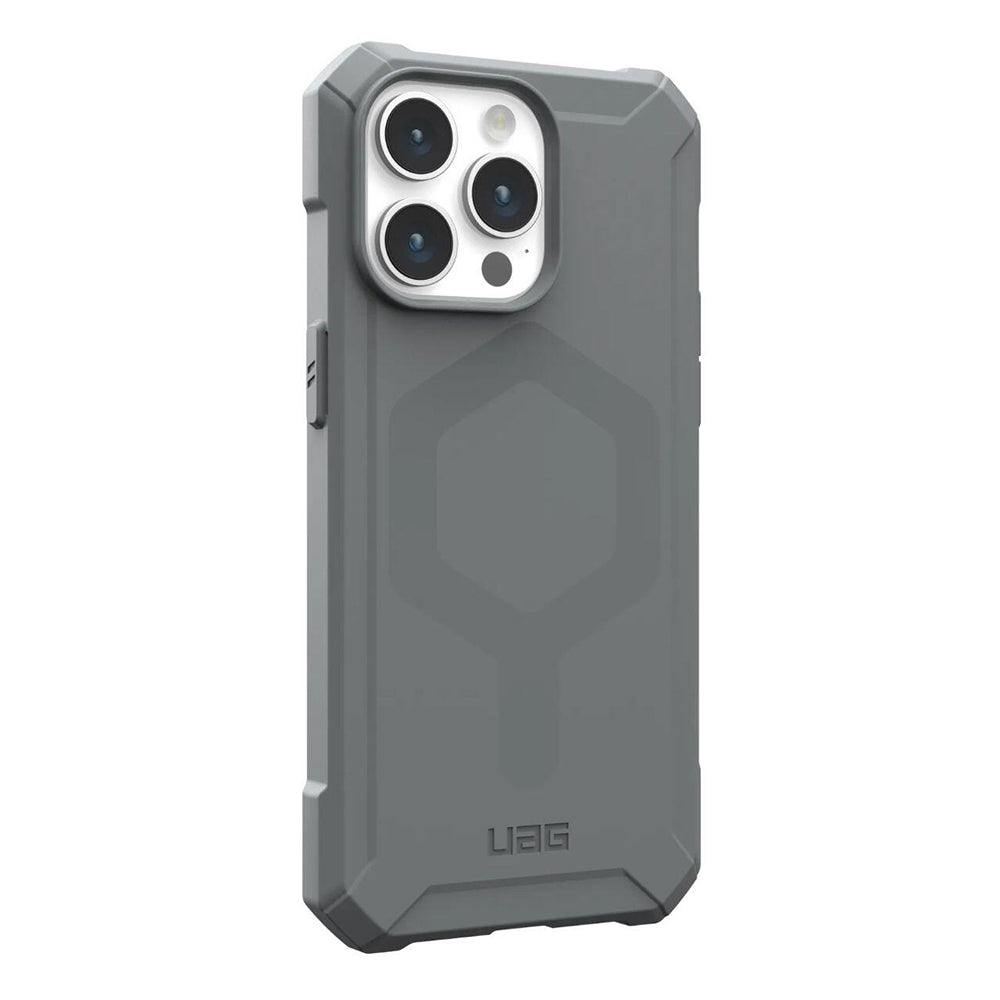 MagSafe ovitek za Apple iPhone 15 Pro Max, Urban Armor Gear, Essential Armor, srebrn