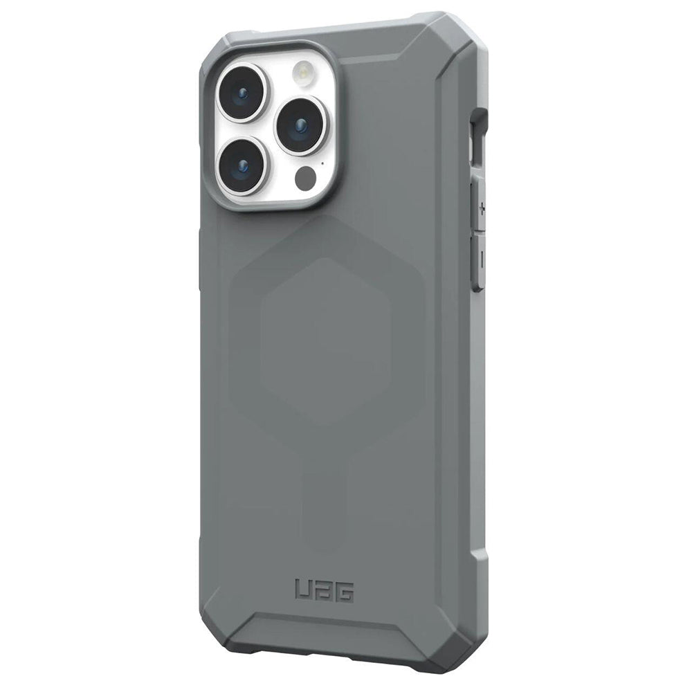 MagSafe ovitek za Apple iPhone 15 Pro Max, Urban Armor Gear, Essential Armor, srebrn