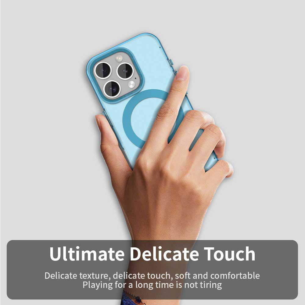 MagSafe Case for Apple iPhone 15 Pro, Techsuit, CandyCase, Blue