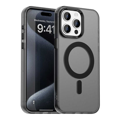 MagSafe Case for Apple iPhone 15 Pro, Techsuit, CandyCase, Black