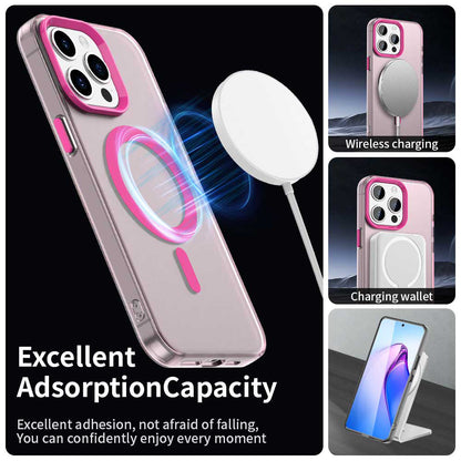 MagSafe ovitek za Apple iPhone 15 Pro, Techsuit, CandyCase, roza