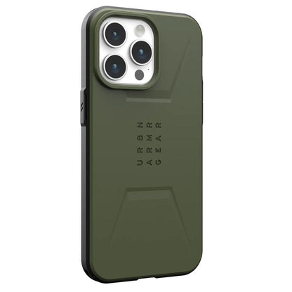 Ovitek MagSafe za Apple iPhone 15 Pro, Urban Armor Gear, Civilian, Zelen