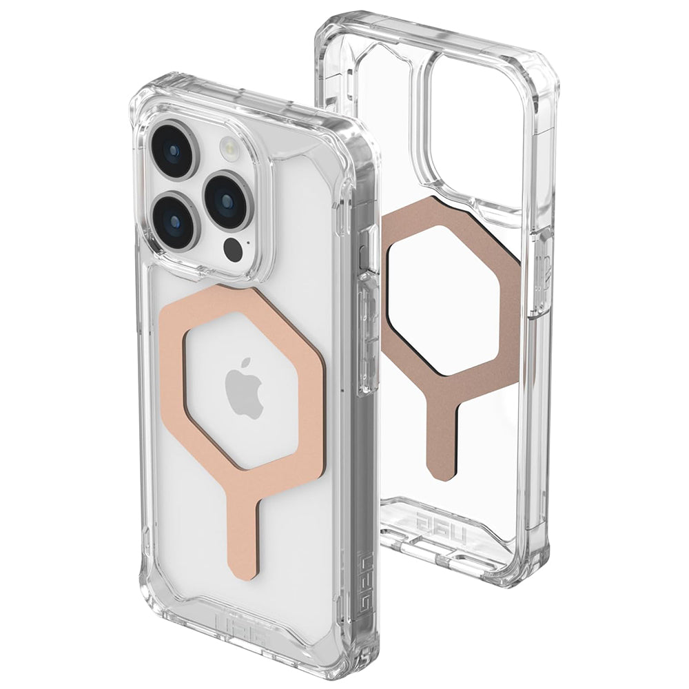 MagSafe ovitek za Apple iPhone 15 Pro, Urban Armor Gear, Plyo, rožnato zlata