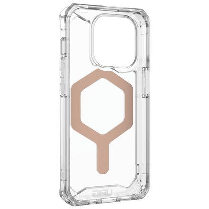 MagSafe ovitek za Apple iPhone 15 Pro, Urban Armor Gear, Plyo, rožnato zlata