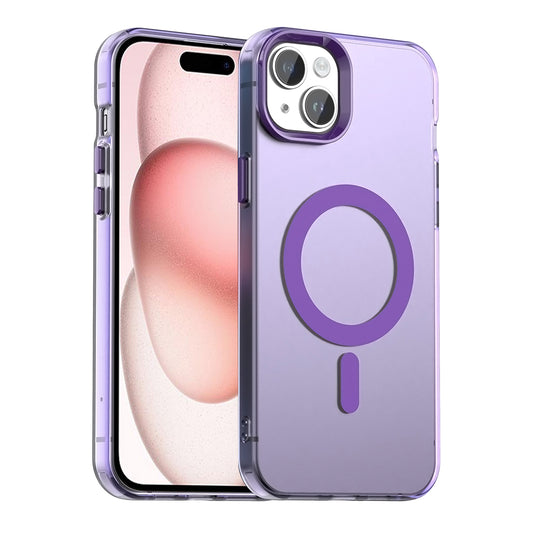 MagSafe ovitek za Apple iPhone 15, Techsuit, CandyCase, Vijolična