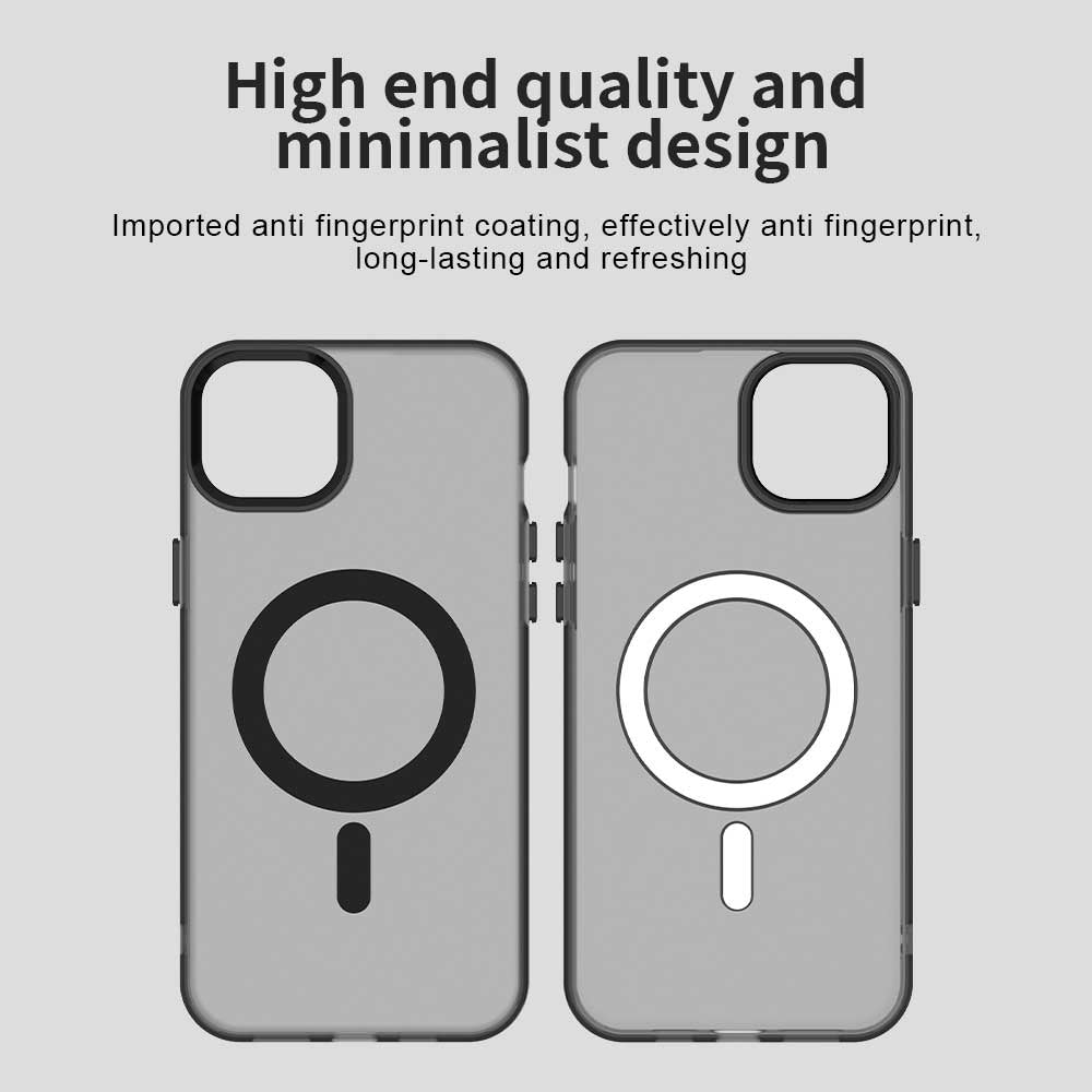 MagSafe ovitek za Apple iPhone 15, Techsuit, CandyCase, Črn