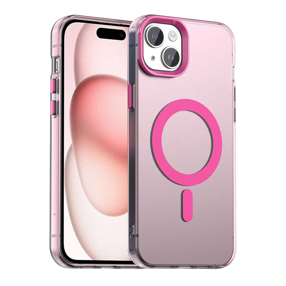 MagSafe ovitek za Apple iPhone 15, Techsuit, CandyCase, Roza