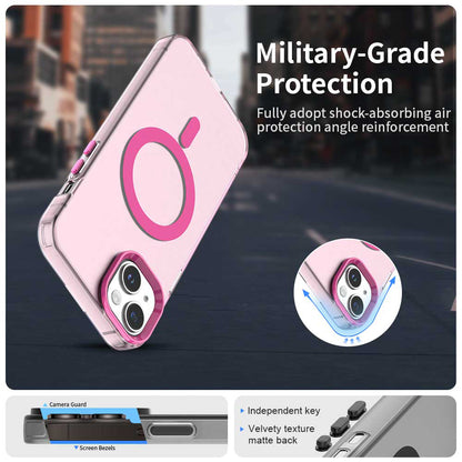 MagSafe ovitek za Apple iPhone 15, Techsuit, CandyCase, Roza