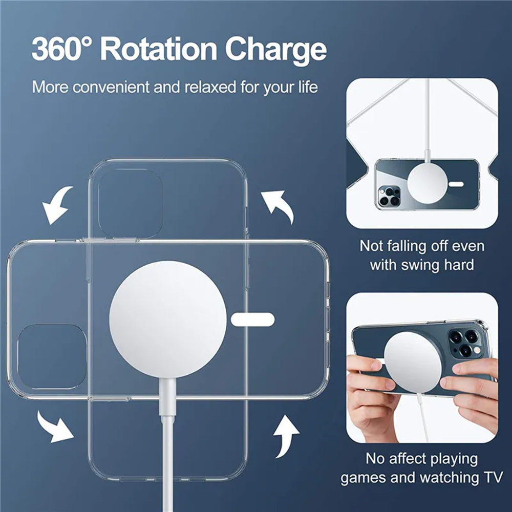 Ovitek MagSafe za Apple iPhone 15, Techsuit, Pro, Roza