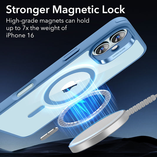 Ovitek MagSafe za Apple iPhone 16, ESR, Classic Hybrid, Prozorno modra