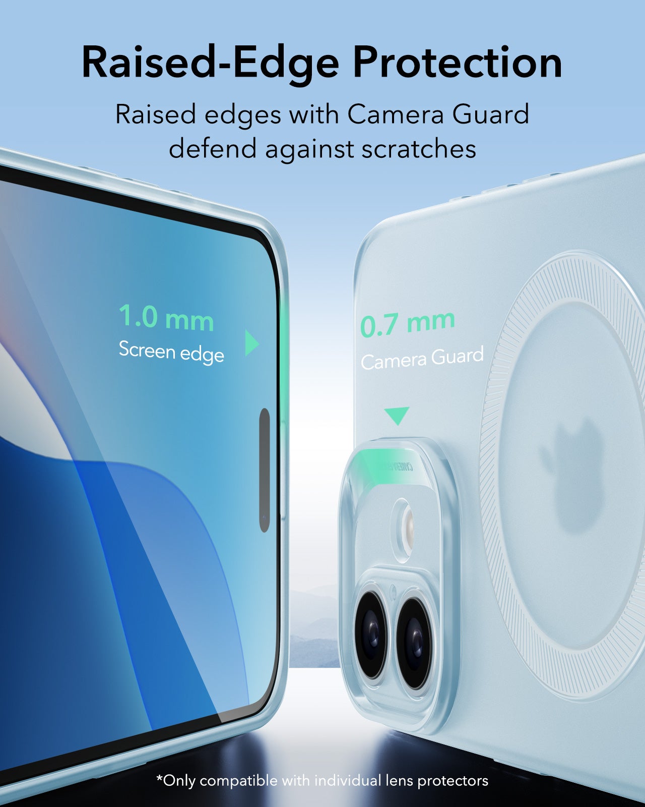 Ovitek MagSafe za Apple iPhone 16, ESR, Zero, Satenasto modra