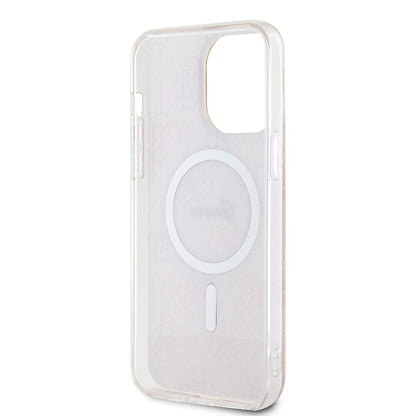 Ovitek MagSafe za Apple iPhone 16, Guess, IML 4G, Roza
