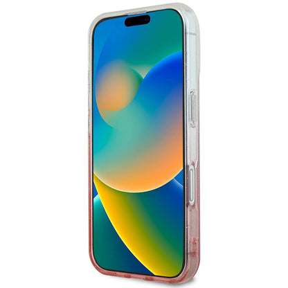 Ovitek MagSafe za Apple iPhone 16, Guess, IML Glitter Gradient, Rjava