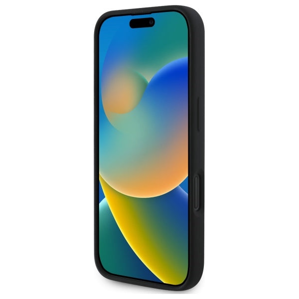 Ovitek MagSafe za Apple iPhone 16, Karl Lagerfeld, Silikon Karl & Choupette's Heads, Črna