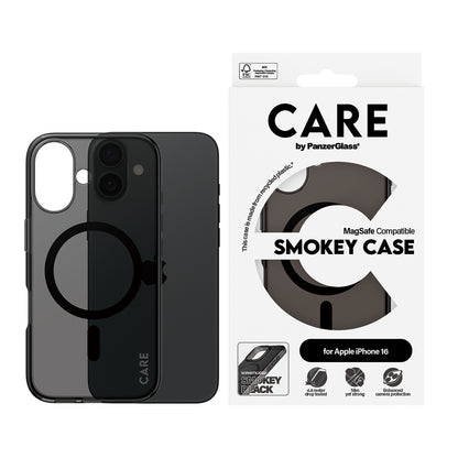 Ovitek MagSafe za Apple iPhone 16, PanzerGlass, Care Urban Combat, Črn
