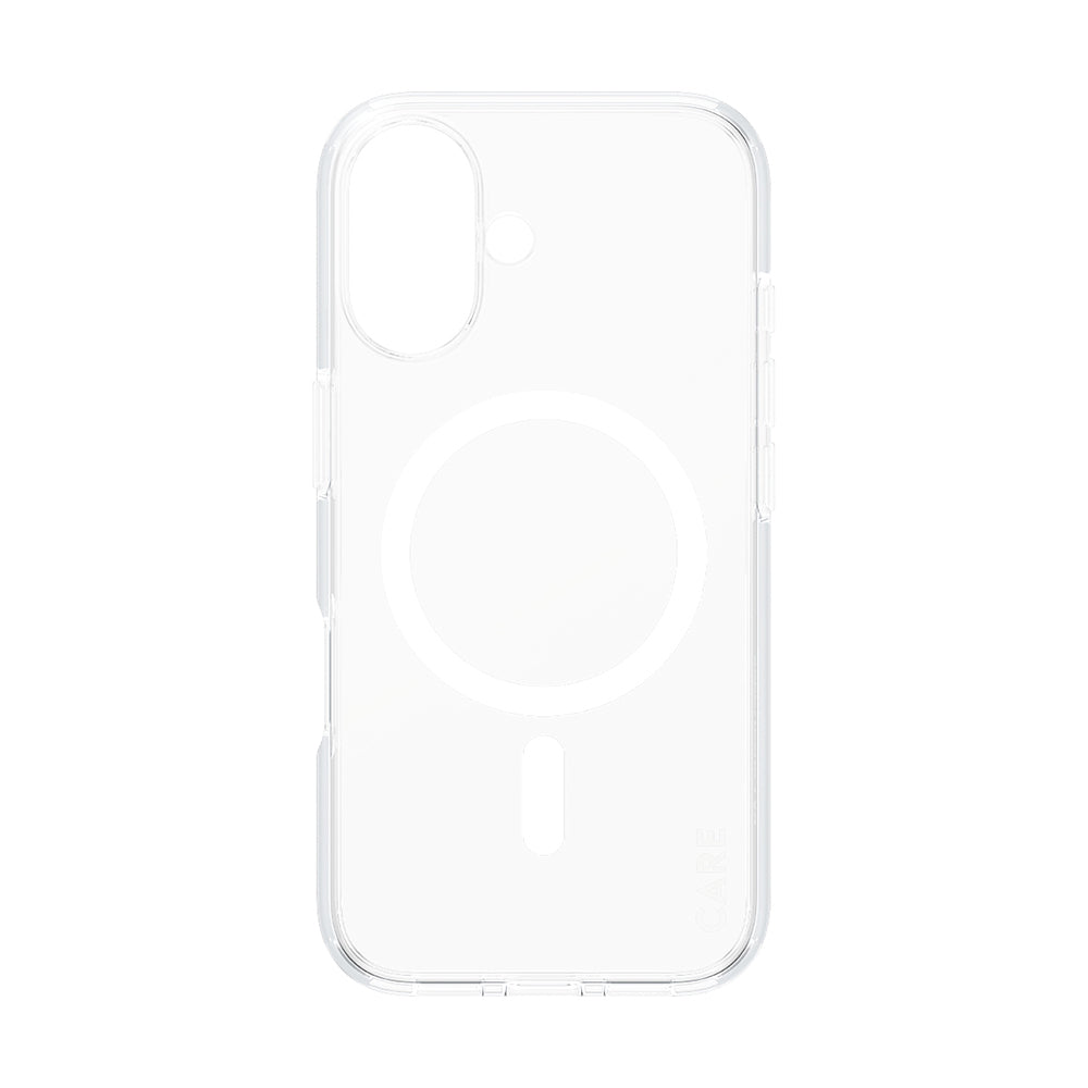 Ovitek MagSafe za Apple iPhone 16, PanzerGlass, Care Urban Combat, Prozorno Bel