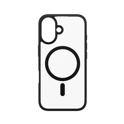 MagSafe Case for Apple iPhone 16, PanzerGlass, Frame, Black Transparent