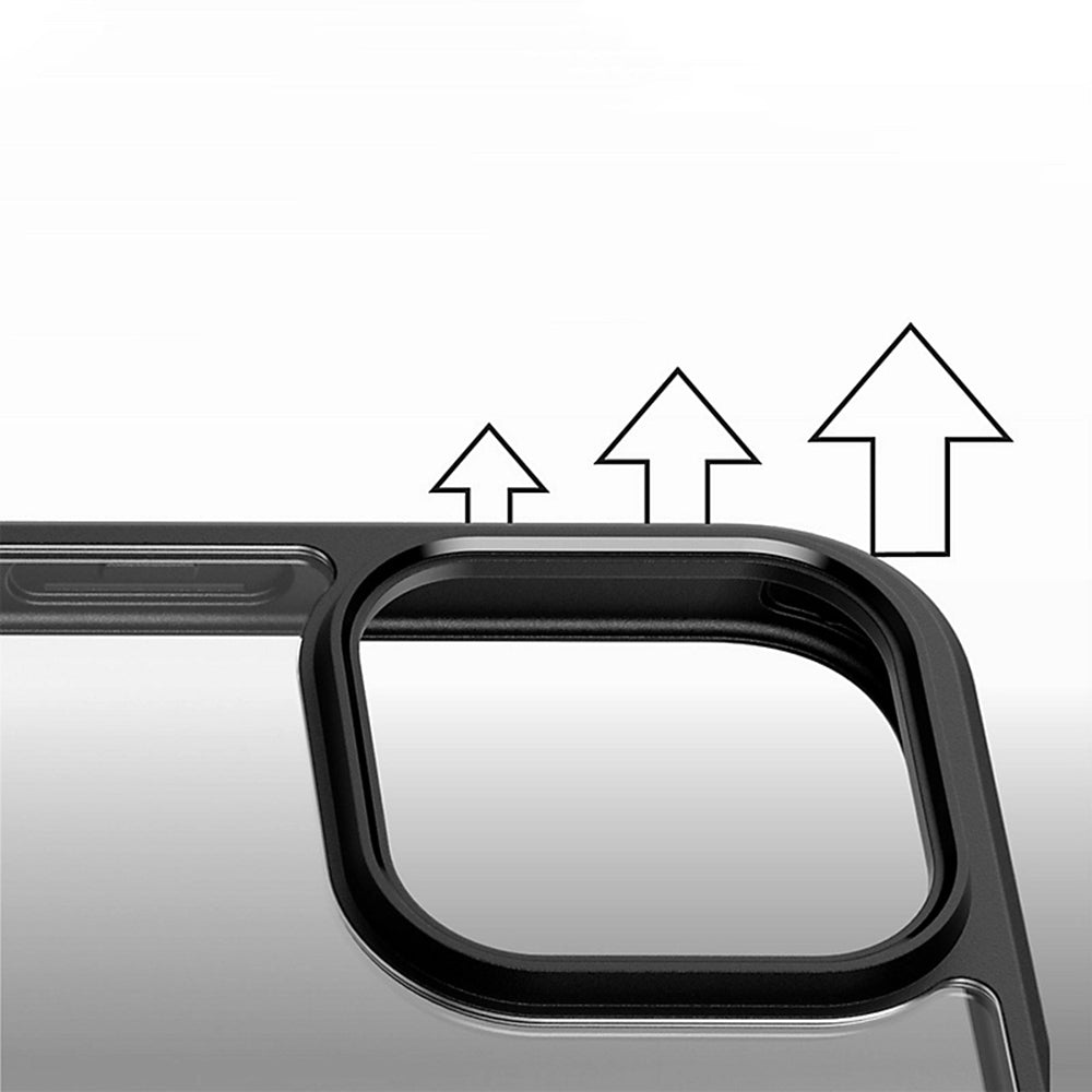 MagSafe Case for Apple iPhone 16, PanzerGlass, Frame, Black Transparent