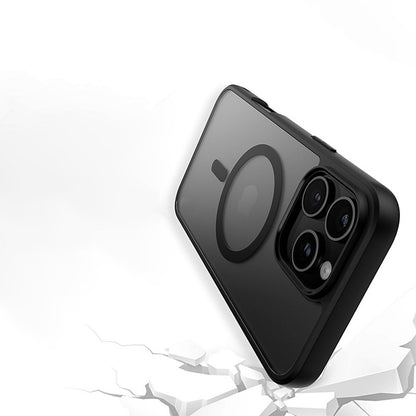 MagSafe Case for Apple iPhone 16, PanzerGlass, Frame, Black Transparent