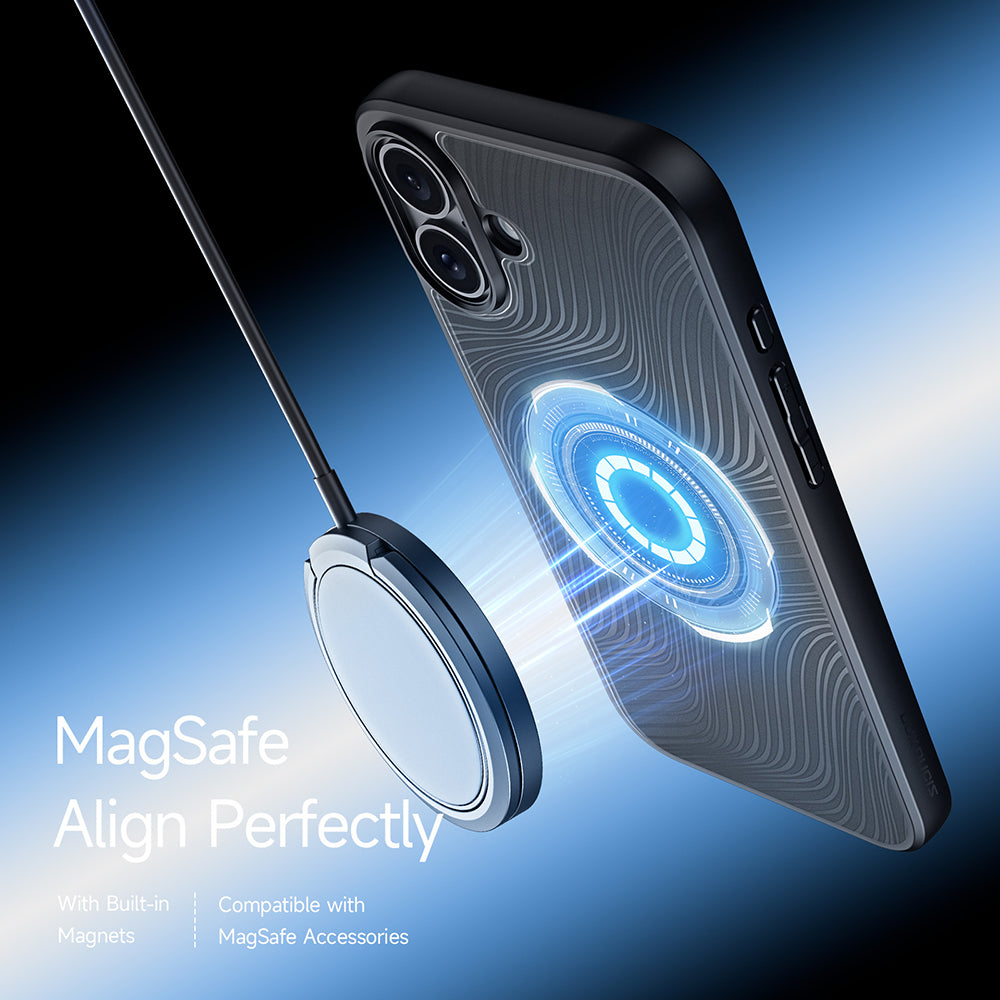 MagSafe ovitek za Apple iPhone 16 Plus, DUX DUCIS, Aimo, Črn