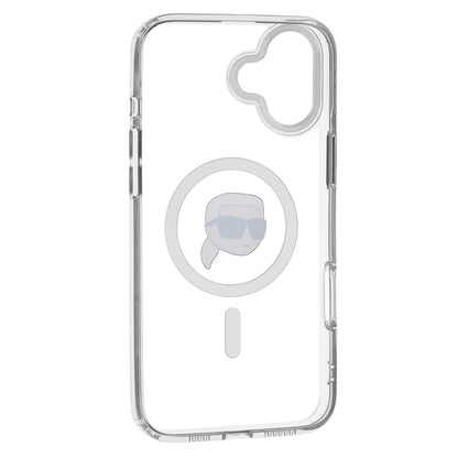 Ovitek MagSafe za Apple iPhone 16 Plus, Karl Lagerfeld, IML Karl's Head, Bela